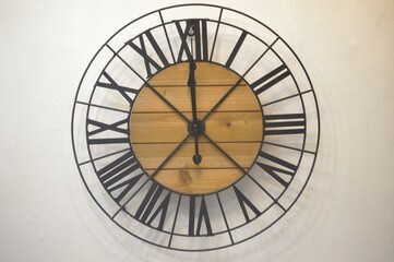 old clock on wall