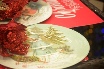 New Year's table setting