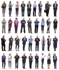 Fototapeta premium a group of people hold a phone in their hand and look into the phone