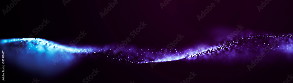 Poster futuristic point wave. abstract background with a dynamic wave.connecting background. abstract dust 