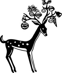 illustration of a deer