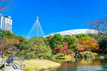 東京　秋の小石川後楽園