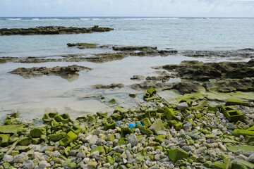 Beautiful beach of Fulidhoo, Maldives during sunny afternoon.