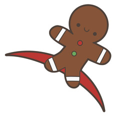 christmas gingerbread man