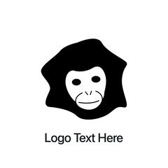 monkey logo head animal