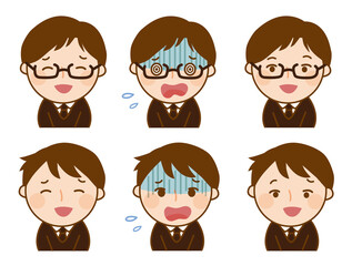 スーツの男性のイラスト