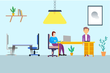 illustration For Office Work