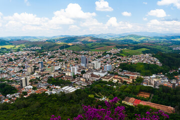 Fototapeta na wymiar A cidade de Caxambu, sul do estado de Minas Gerais, Brasil