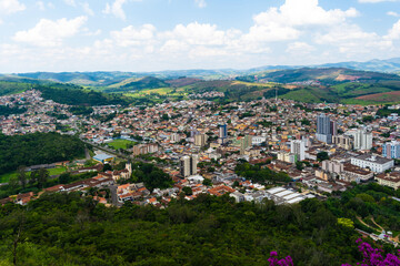 Naklejka premium A cidade de Caxambu, sul do estado de Minas Gerais, Brasil