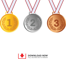 ilustration vector object of rank winnwer icon