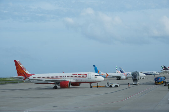 The Velana International Airport, the main international airport in the Maldives back to busy after the covid pandemic period.