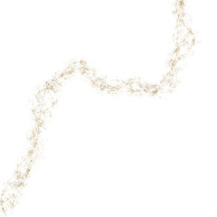 Fototapeta premium Gold Elements on Transparent Background for Graphic Designers