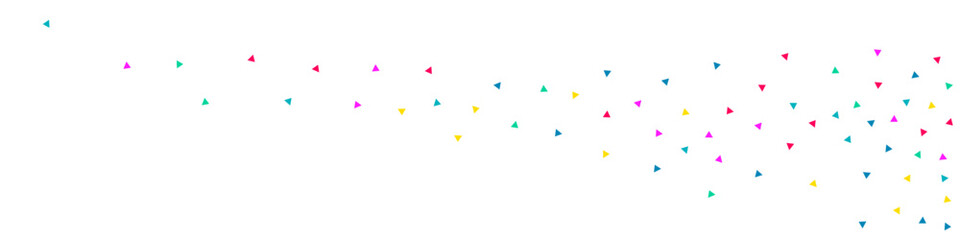 Falling Confetti Decoration Vector White