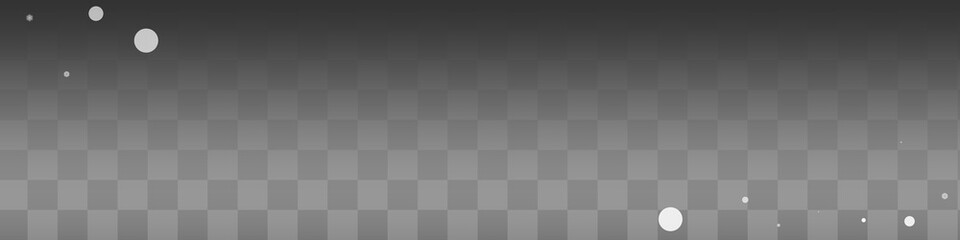 Silver Snow Vector Transparent Panoramic