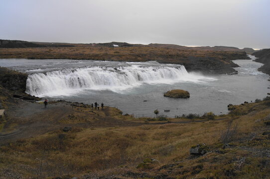 Faxi (Vatnsleysufoss) Waterfall on the Tungufljot River, Iceland