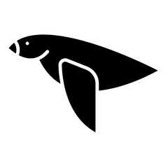 Fototapeta premium whale icon