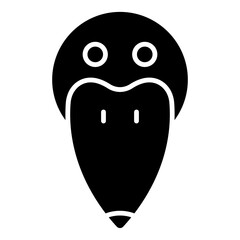face pelican icon
