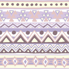 Aztec tribal seamless pattern. Native American Southwest, Navajo for wallpaper, fabric, textile, blanket, scrapbook