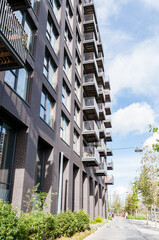 london, united kingdom, october 22, 2022: canning town residential development on the river lea at canning town, london