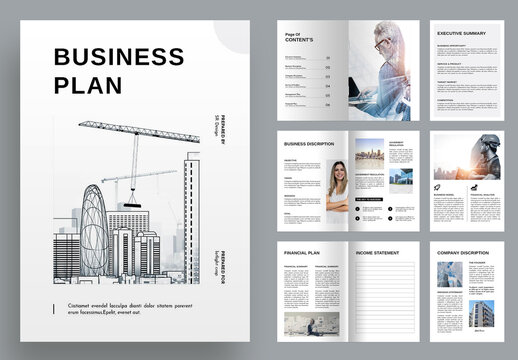 Business Plan Brochure Layout