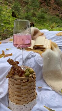 picnic in the forest