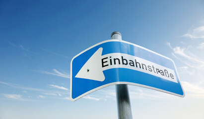 Einbahnstrasse