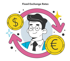 Fixed exchange rates as a method of inflation control. Economics crisis