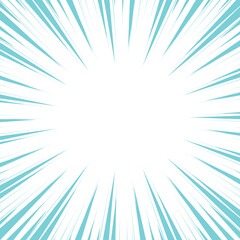 漫画風の集中線のイラスト素材