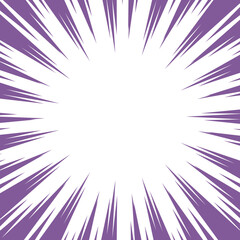 Obraz premium 漫画風の集中線のイラスト素材