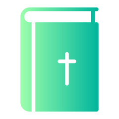 Obraz premium bible gradient icon