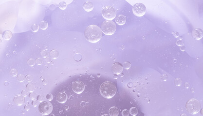 Abstract Purple water bubbles background