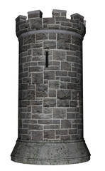 Castle tower - 3D render - 545950240