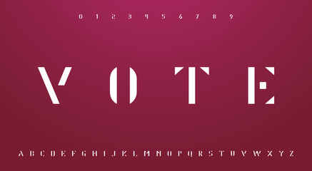 Tech font. Modern line font alphabet. Internet, electric letter fonts. Creative font for electronic dance music. MINIMAL digital technology typography and number set.