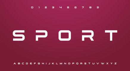 Tech font. Modern line font alphabet. Internet, electric letter fonts. Creative font for electronic dance music. MINIMAL digital technology typography and number set.
