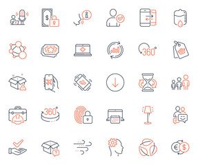 Business icons set. Included icon as Leaves, Dermatologically tested and Call center web elements. Business hierarchy, Full rotation, Flight mode icons. Construction toolbox, 360 degrees. Vector