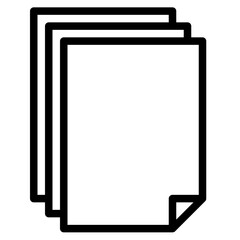 papers notes stationery office supply icon