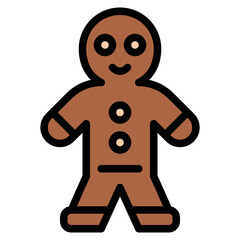 gingerman bread sweet dessert bakery icon