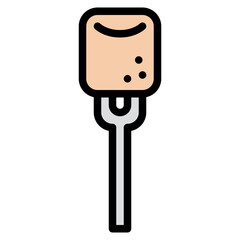 marshmallow sweet dessert icon