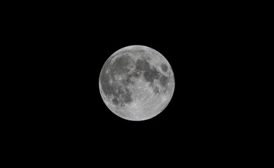 Naklejka na ściany i meble 11月 の 満月 は ビーバームーン または フロストムーン と呼ばれる 【 月 の イメージ 】