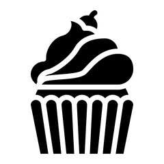 cupcake sweet dessert icon