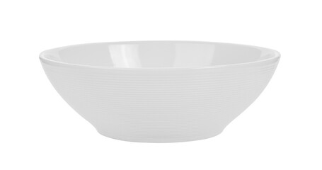 white ceramic bowl on transparent png