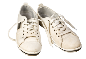 dirty white shoes