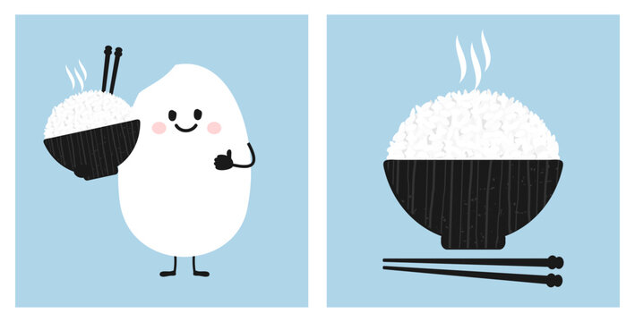 Rice Cartoon Images – Browse 108,083 Stock Photos, Vectors, and Video ...