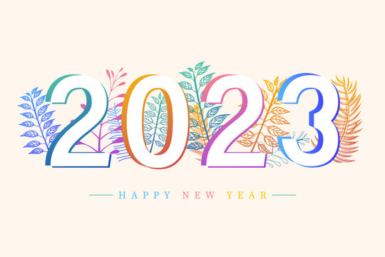  luxury happy new year elegant design vector illustration of color logo numbers