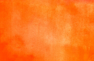 hand drawn abstract watercolor orange background