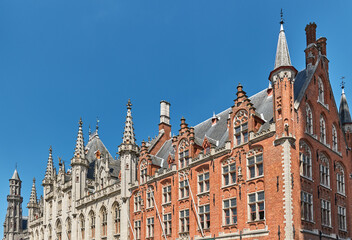 Bruges historic and traditional architectures