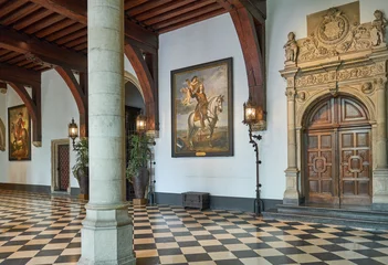 Foto auf Alu-Dibond Bruges historic and traditional architectures © giumas