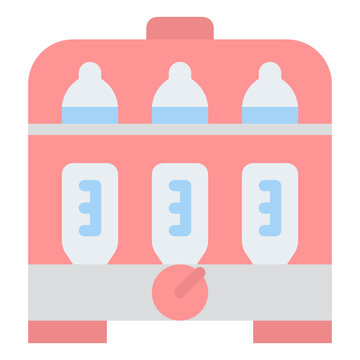 Bottle Sterilizer Milks Temperature Storage Icon