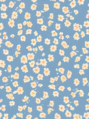 seamless background with flowers