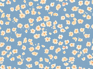 seamless background with flowers